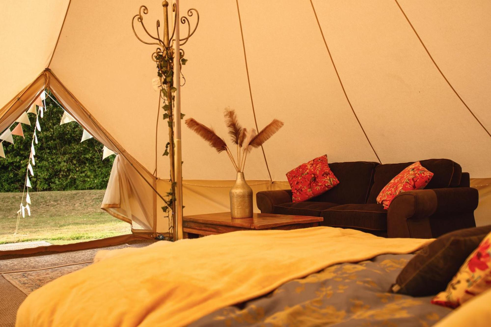 The Follies Glamping Luxury tent Maidstone